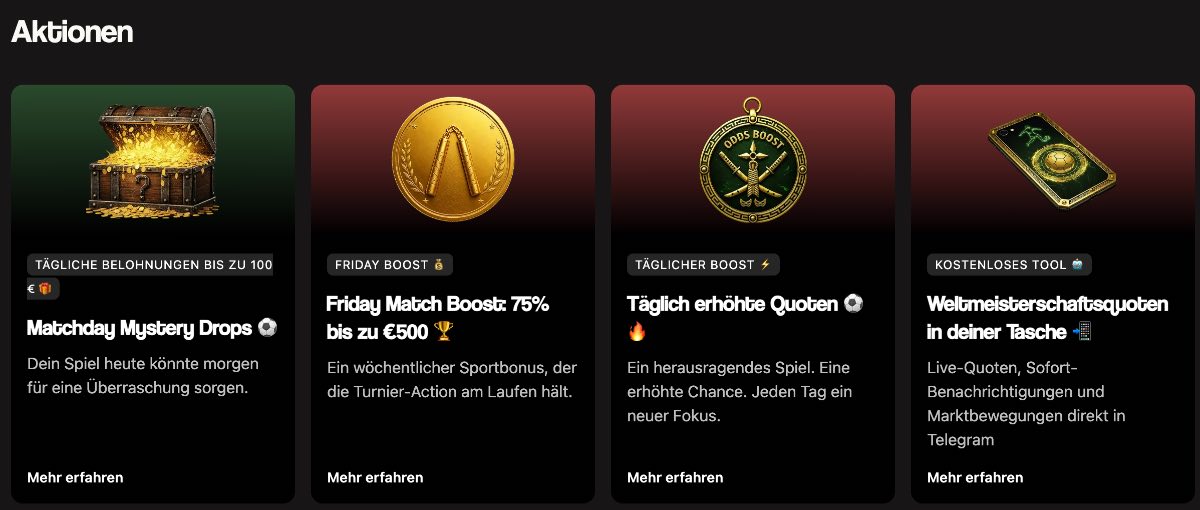 Online Casino Schweiz Bonus Aktionen