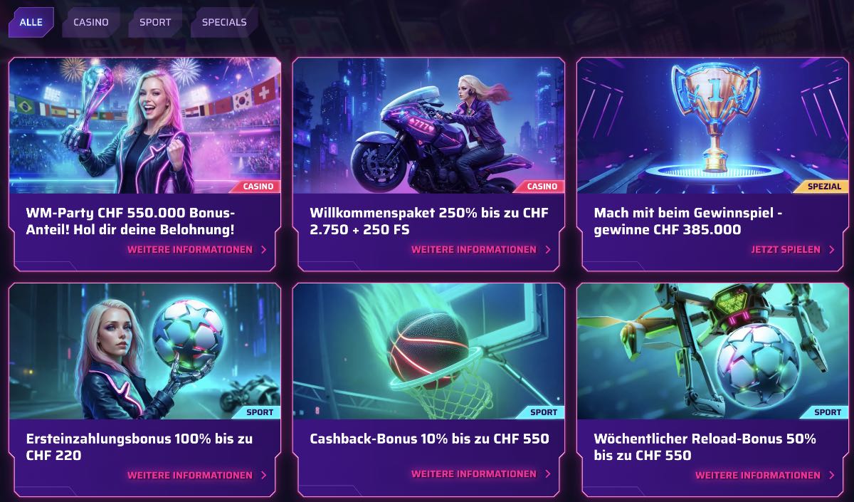 Roby Casino Aktionen