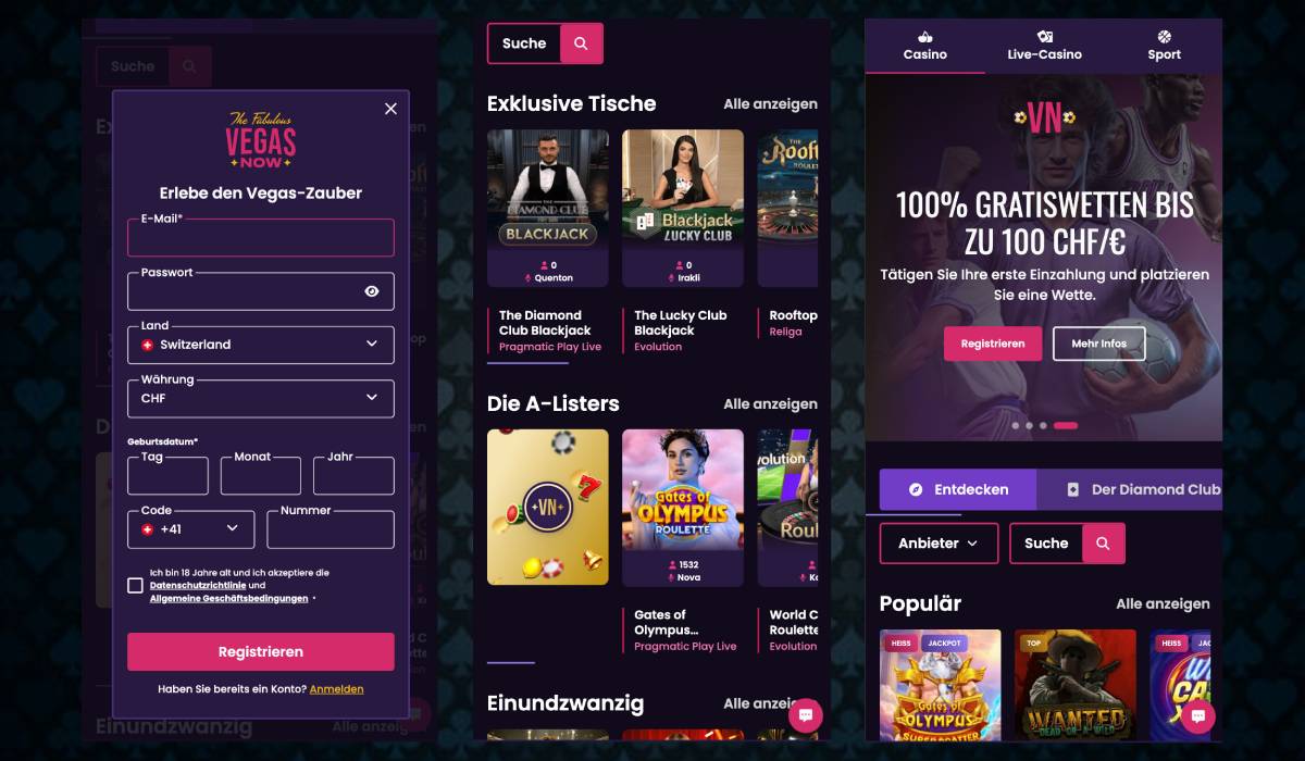 Vegas Now Mobile Casino