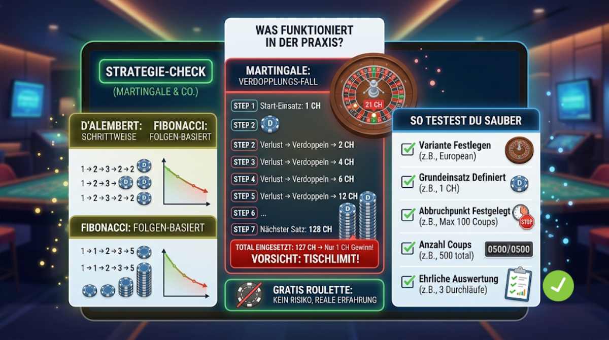 Roulette strategien für kostenloses spielen