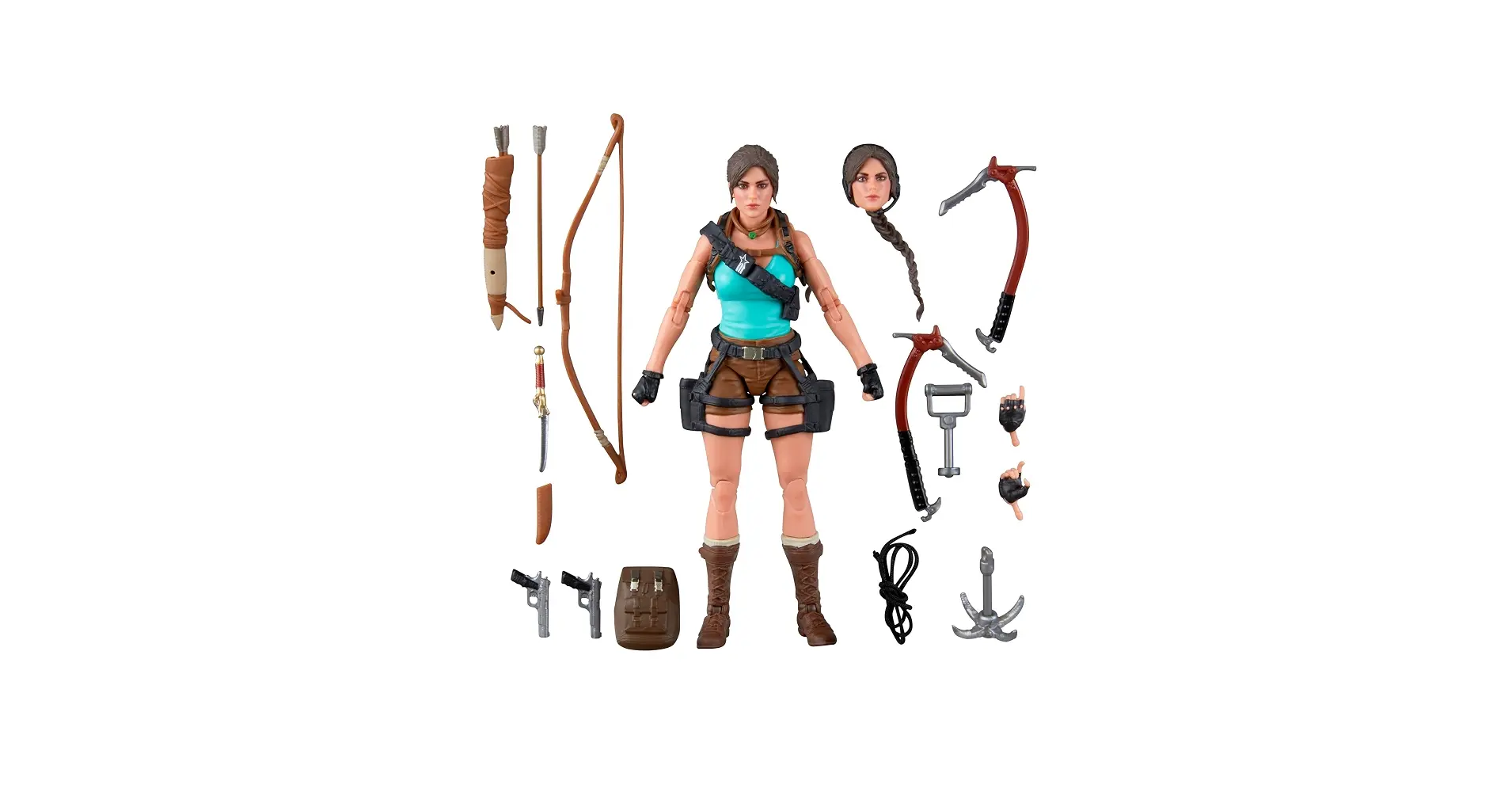 GI Joe Classified Lara Croft action figure with accessories.