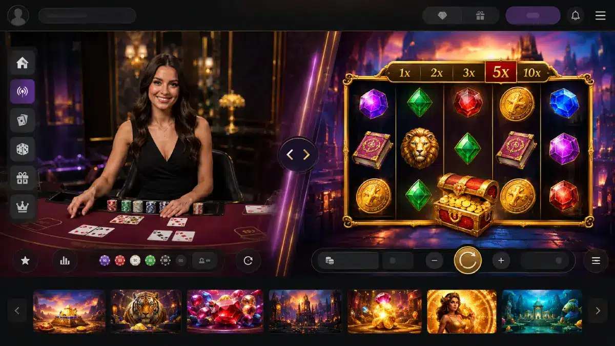 Vergleich zwischen Live-Casino-Tisch und modernen Online-Spielautomaten