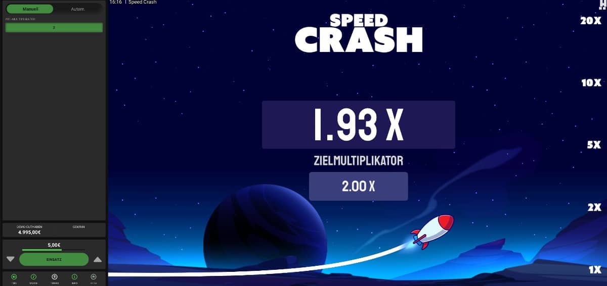 Speed Crash Demo Spiel