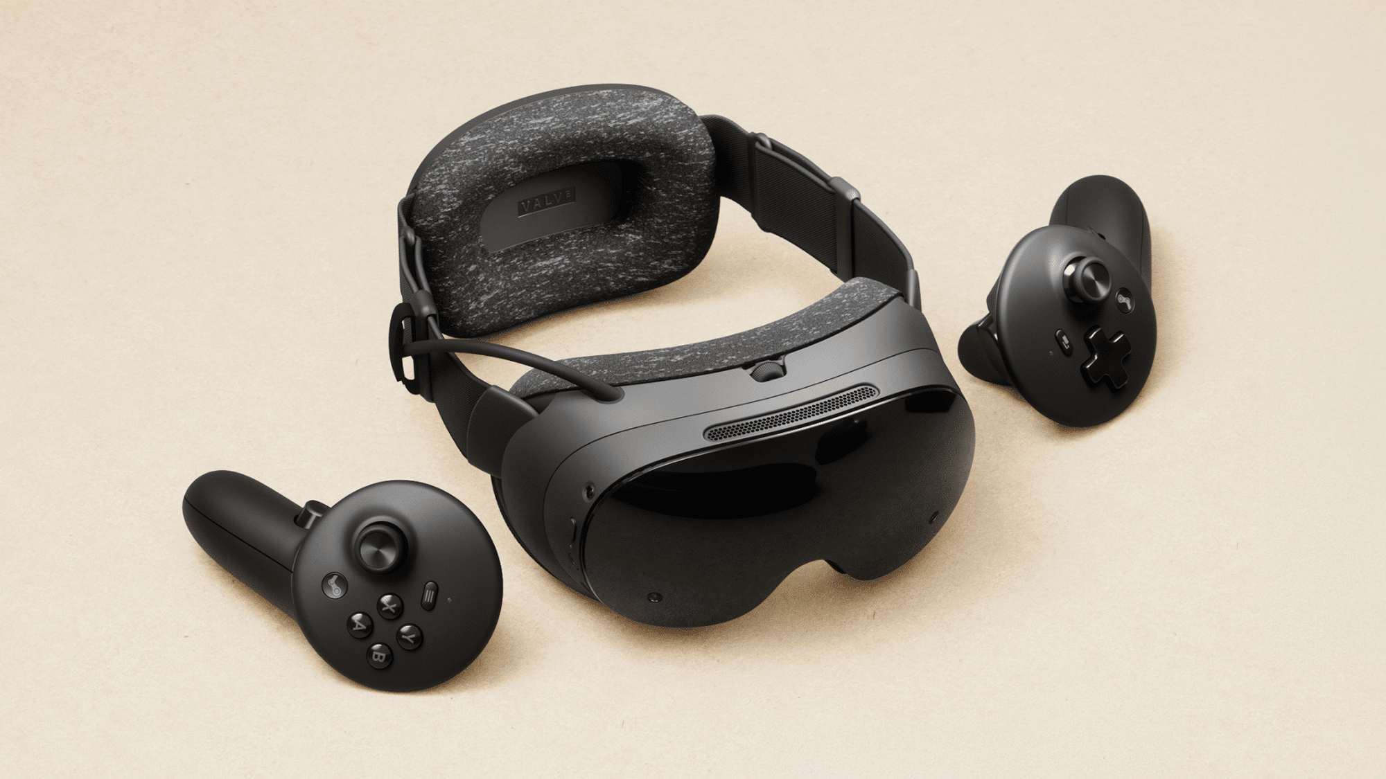 Valves Steam Frame VR-Headset mit Controllern