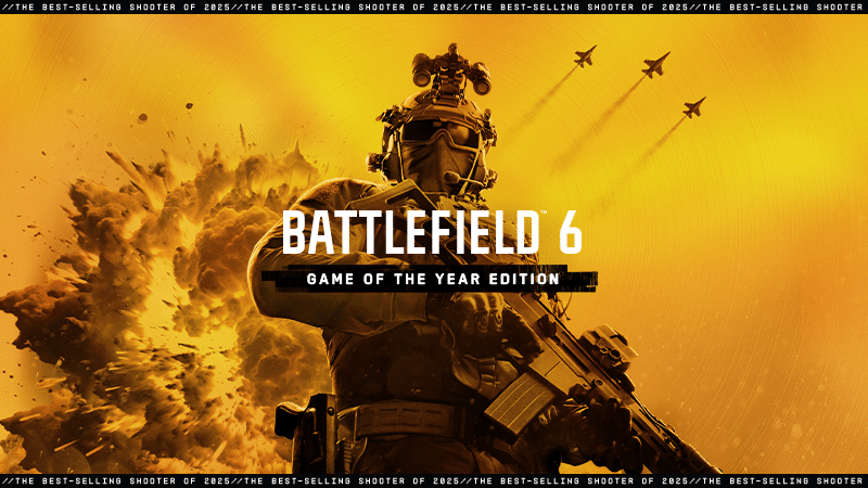 Offizielles Ankündigungsbild zur Game of the Year Edition von Battlefield 6