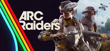 Offizielles ARC Raiders Key Art: Soldaten in einer zerstörten Science-Fiction-Wüstenlandschaft
